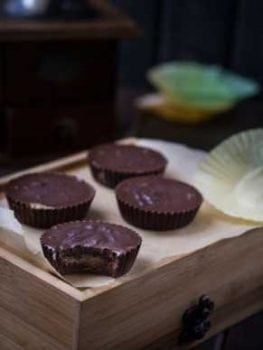 chocolate almond cups