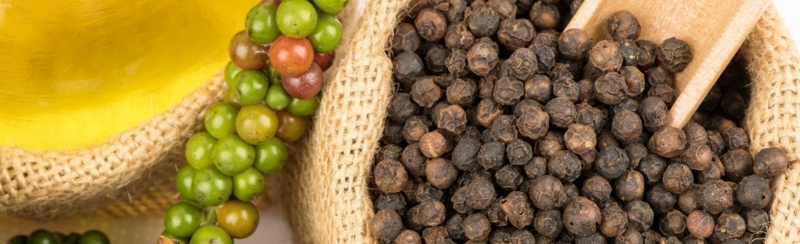 Potent Black Pepper Extract Piperine Aids Metabolism, Digestion and More